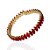 Bracelete Folheado Prata 925 Navetes Cravejado - Imagem 5