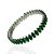 Bracelete Folheado Prata 925 Navetes Cravejado - Imagem 8