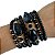 Kit Pulseiras Cristais e Pedrarias - Imagem 1