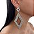 Brinco Folheado Ouro 18k e Prata 925 Strass - Imagem 2