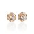 Brinco Folheado Ouro 18k e Prata 925 Mandala Cravejada - Imagem 1