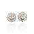 Brinco Folheado Ouro 18k e Prata 925 Mandala Cravejada - Imagem 2