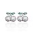 Brinco Folheado Ouro 18k e Prata 925 Cereja Cravejada - Imagem 6