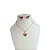 Conjunto Infantil Folheado Ouro 18k e Prata 925 Stitch - Imagem 1
