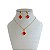 Conjunto Folheado Ouro 18k e Prata 925 Trevo Cristal - Imagem 4