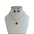 Conjunto Folheado Ouro 18k e Prata 925 Trevo Cristal - Imagem 3