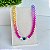 Choker Cristais Bijuteria Olho Grego - Imagem 1