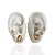 Trio Brincos Folheado Ouro 18k e Prata 925 Gota Cravejada - Imagem 1