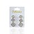 Trio Brincos Folheado Ouro 18k e Prata 925 Trevo Cravejado - Imagem 2