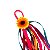 Xuxinha Para Cabelo Flor Fitas Lantejoulas - Imagem 2