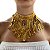 Choker Franja Lantejoulas Bijuteria - Imagem 2