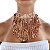 Choker Franja Lantejoulas Bijuteria - Imagem 9