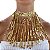 Choker Franja Lantejoulas Bijuteria - Imagem 7
