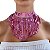 Choker Franja Lantejoulas Bijuteria - Imagem 1