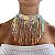 Choker Franja Lantejoulas Bijuteria - Imagem 16