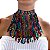 Choker Franja Lantejoulas Bijuteria - Imagem 10