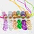 Colar Garrafa Glitter Fio Encerado - Imagem 1