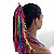 Xuxinha Para Cabelo Fitilhos Metalizado Pompom - Imagem 3