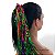 Xuxinha Para Cabelo Fitilhos Metalizado Pompom - Imagem 4