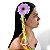 Presilha Flor Fitas Lantejoulas Pompom - Imagem 2