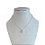 Colar Folheado Ouro 18k e Prata 925 Gota Cravejada - Imagem 2
