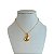 Colar Folheado Ouro 18k e Prata 925 Gota Vírgula - Imagem 1