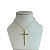 Colar Folheado Ouro 18k e Prata 925 Cruz Strass - Imagem 2