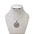 Colar Folheado Ouro 18k e Prata 925 Cadeado Pai Nosso - Imagem 2