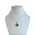 Colar Folheado Prata 925 Trevo Cristal - Imagem 4