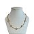 Choker Folheado Ouro 18k e Prata 925 Riviera Trevos Cravejados - Imagem 1