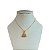 Colar Folheado Ouro 18k e Prata 925 Nossa Senhora Cravejada - Imagem 5