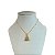Colar Folheado Ouro 18k e Prata 925 Nossa Senhora Cravejada - Imagem 4