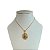 Colar Folheado Ouro 18k Nossa Senhora Cravejada - Imagem 2