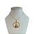 Colar Folheado Ouro 18k Nossa Senhora Cravejada - Imagem 1