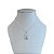 Colar Folheado Prata 925 Nossa Senhora Cravejada - Imagem 1