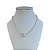 Colar Folheado Ouro 18k e Prata 925 Correntaria Berloque Cravejado - Imagem 2