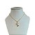 Colar Folheado Ouro 18k Flor Cravejada - Imagem 3