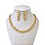 Conjunto Folheado Ouro 18k e Prata 925 Riviera Torcida Cravejada - Imagem 4