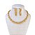 Conjunto Folheado Ouro 18k e Prata 925 Riviera Torcida Cravejada - Imagem 3