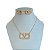 Conjunto Folheado Ouro 18k e Prata 925 Inspired Cravejado - Imagem 1
