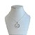 Colar Folheado Ouro 18k e Prata 925 Espírito Santo Strass - Imagem 2