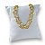 Pulseira Folheada Ouro 18k e Prata 925 Elos Duplo - Imagem 1