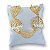 Pulseira Folheada Ouro 18k e Prata 925 Folhas - Imagem 1