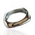 Bracelete Folheado Ouro 18k e Prata 925 Abaulado Quadrado - Imagem 3
