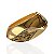 Bracelete Folheado Ouro 18k e Prata 925 Abaulado Ondulado - Imagem 1