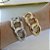 Bracelete Folheado Ouro 18k e Prata 925 Abaulado Elos - Imagem 2