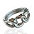 Bracelete Folheado Ouro 18k e Prata 925 Abaulado Elos - Imagem 3