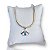 Pulseira Folheada Ouro 18k e Prata 925 Fita Laminada Olho Grego - Imagem 2