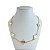 Colar Folheado Ouro 18k 5 Trevos Colors - Imagem 3