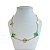 Colar Folheado Ouro 18k 5 Trevos Colors - Imagem 2